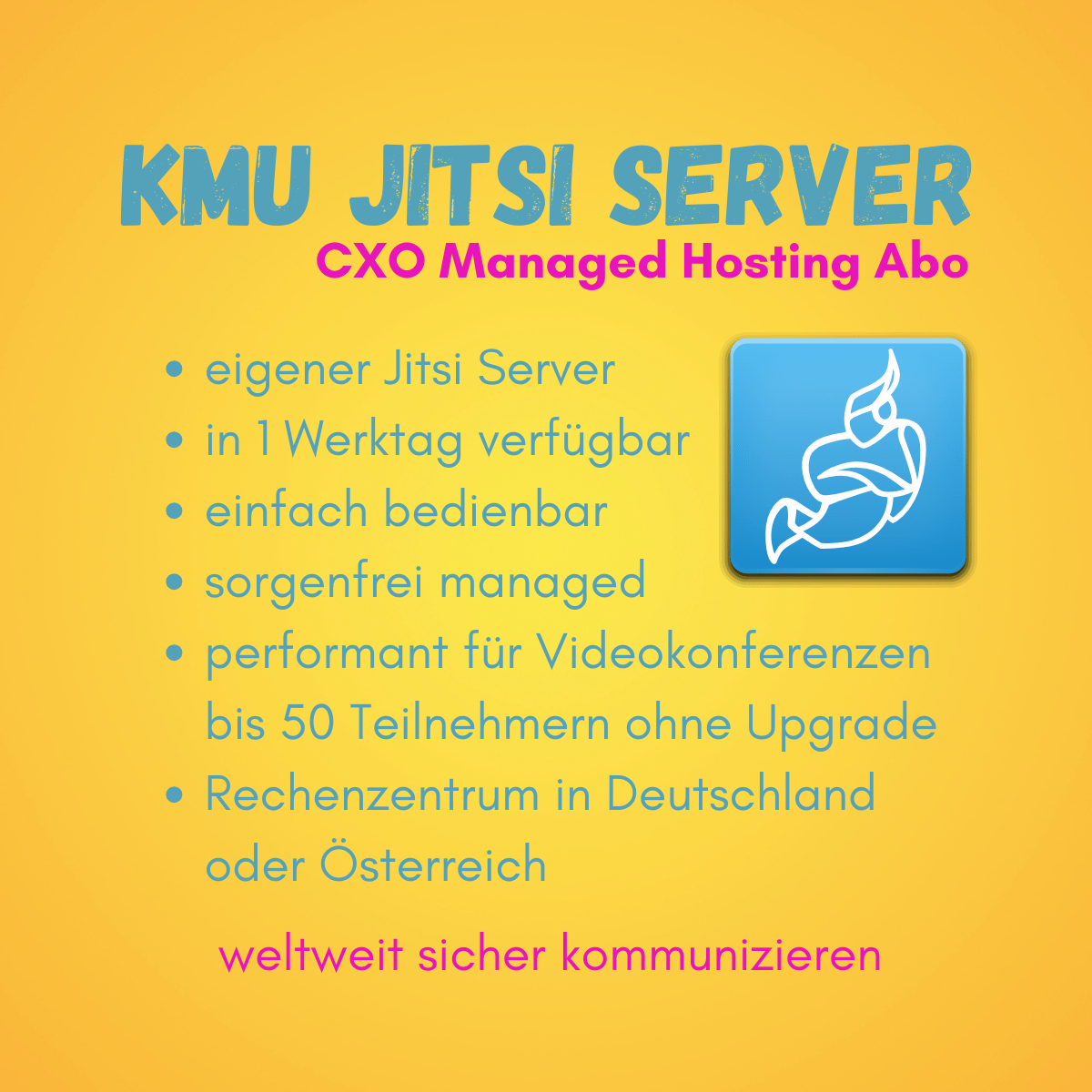 KMU Jitsi Server Managed Hosting - CXO Partners GmbH dein Digitalisierungspartner für automatisierte Geschäftsprozesse von KMUs